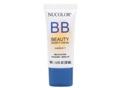 Nucolor BB Beauty Benefit Cream, Medium 1, 1 fl oz/28 mL