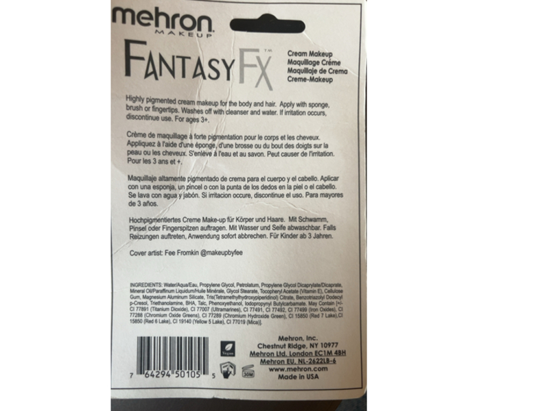 Mehron Fantasy Fx Cream Makeup, Blue, 1 fl oz/30 mL