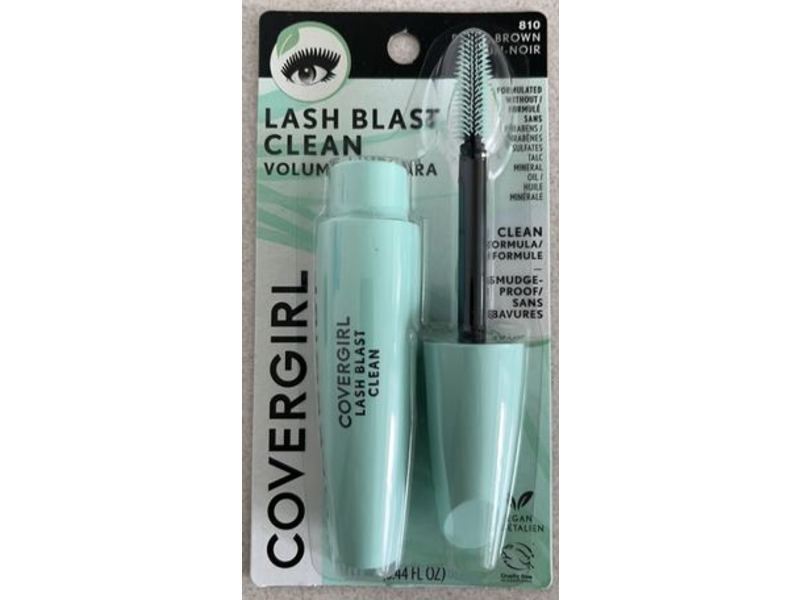 Covergirl Lash Blast Clean Volume Mascara, 810 Black Brown, 0.44 fl oz/13 mL