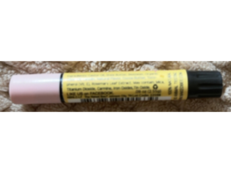 The Naked Bee Natural Lip Color, Lotus flower, 0.09 oz/2.55 g