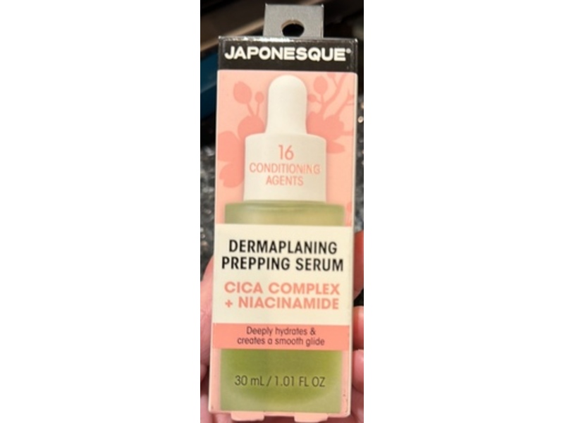 Japonesque Dermaplaning Prepping Serum, Cica Complex & Niacinamide, 1.01 fl oz/30 mL