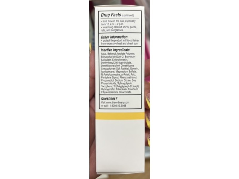 The Ordinary Suncare Sunscreen Serum, SPF 45 PA++++, 2 fl oz/60 mL