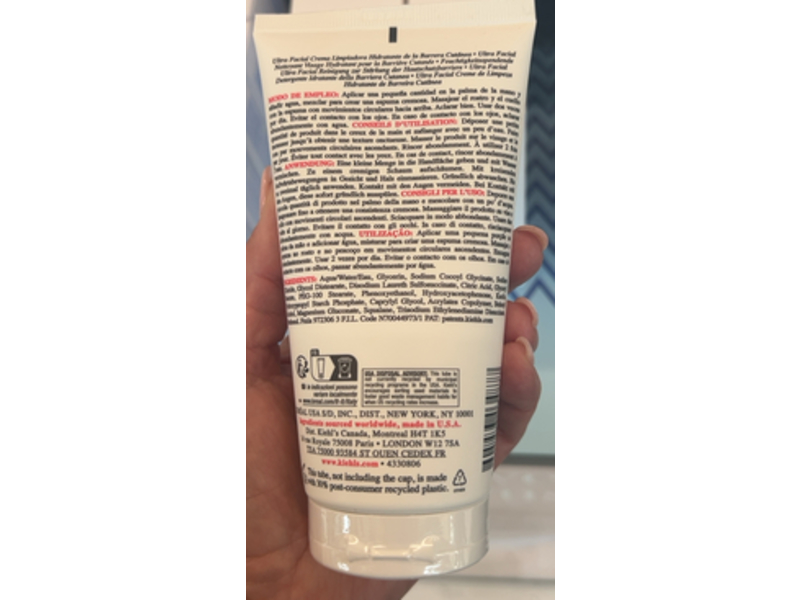 Kiehl's Since 1851 Ultra Facial Barrier-Hydrating Cleanser, 5 fl oz/150 mL