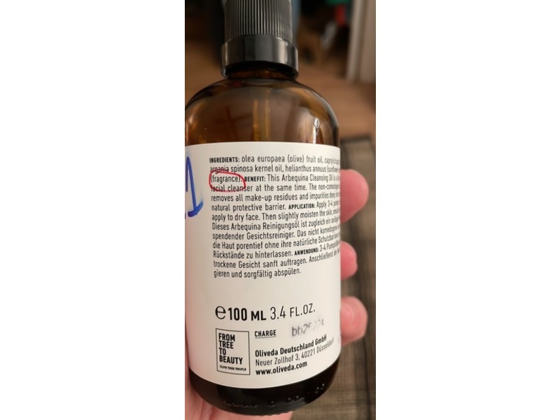 Oliveda F78 Cleansing Oil, 3.4 fl oz/100 mL