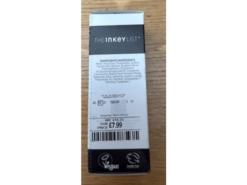 The Inkey List Serum, Hyaluronic Acid, 2 fl oz/60 mL