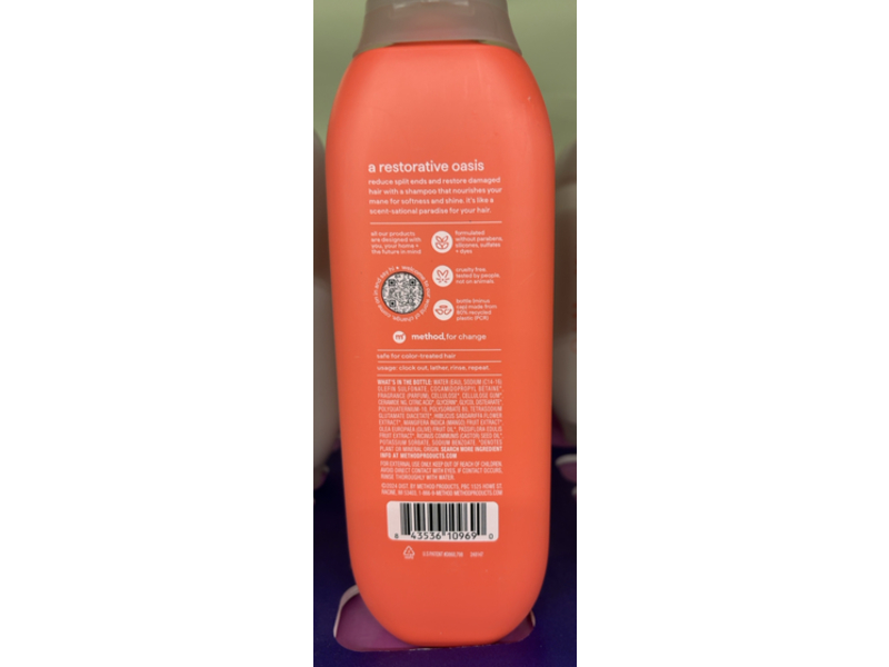 Method Repairing Shampoo, Island Mist, 14 fl oz/414 mL