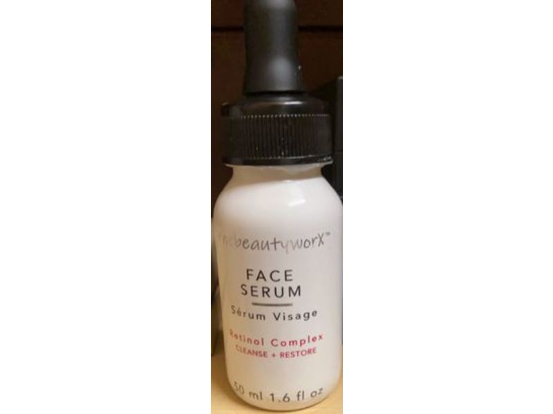 Thebeautyworx Face Serum, Retinol Complex, Cleanse + Restore, 1.6 fl oz/50 mL