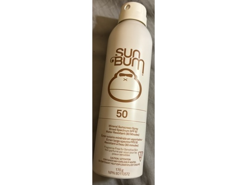 Sun Bum Mineral Sunscreen Spray, SPF 50, 170 g