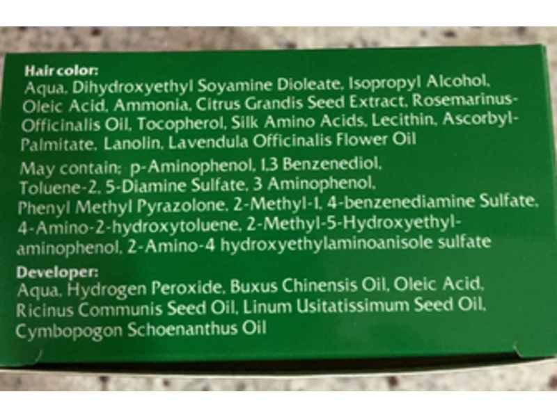 Ecocolors Permanent Hair Color, Dark Brown 5 N, 4 fl oz/118 mL