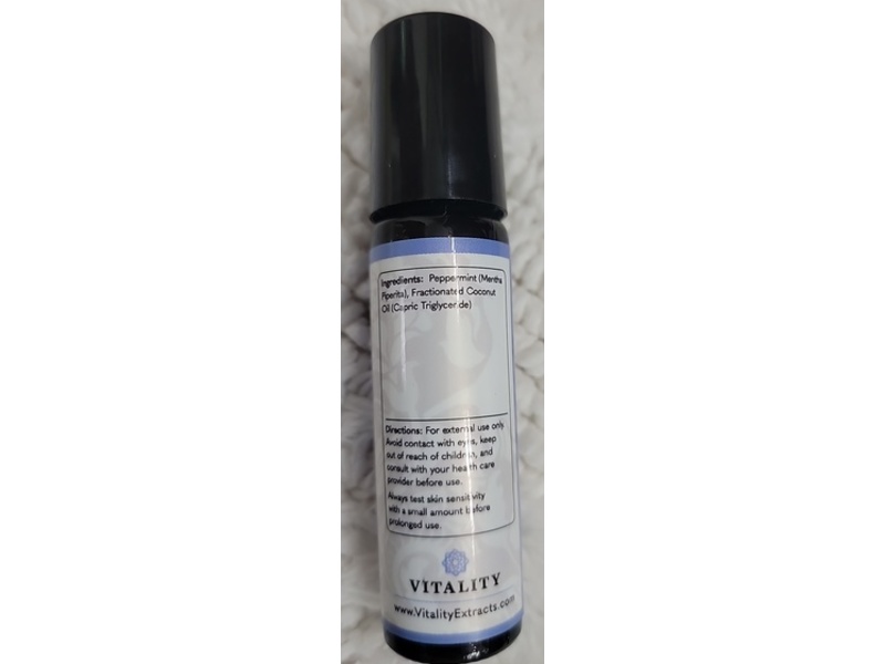 Vitality Extracts Pure Essential Oil Blend, Peppermint, 10 mL