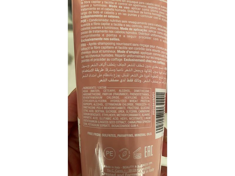 Alfaparf Milano Semi Di Lino Nutritive Leave-In Conditioner, 6.76 fl oz/200 mL