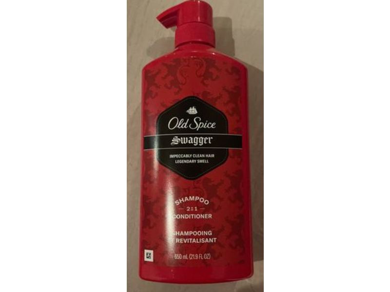 Old Spice Swagger 2-In-1 Shampoo & Conditioner, 21.9 fl oz/650 ml