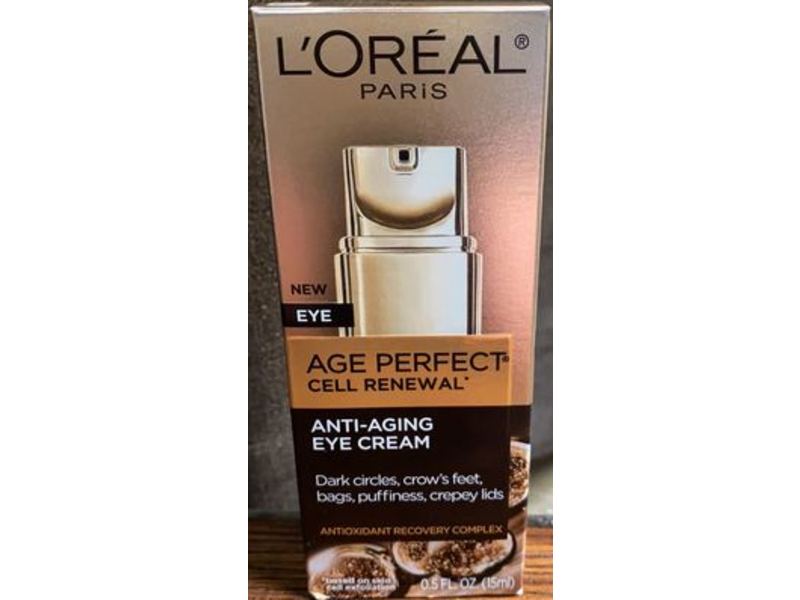 L'Oreal Paris Anti-Aging Eye Cream, Age Perfect Cell Renewal, 0.5 fl oz/15 mL
