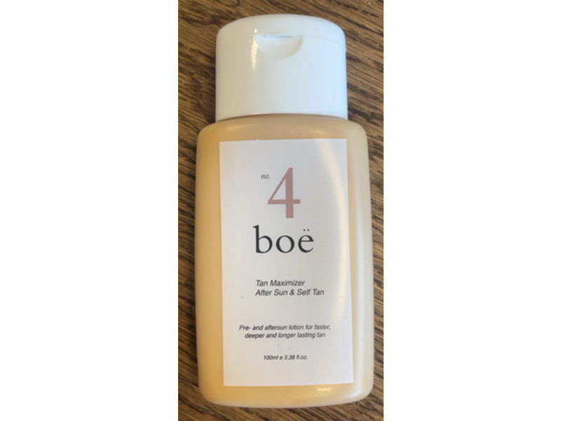 Boe No. 4 Tan Maximizer After Sun & Self Tan, 3.38 mL/100 mL
