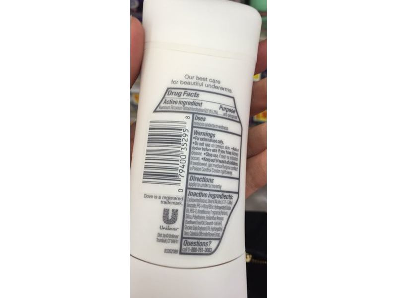 Dove Advanced Care Clear Tone Nutrium Moisture Skin Renew 48h Anti-Perspirant, 2.6 oz/74 g