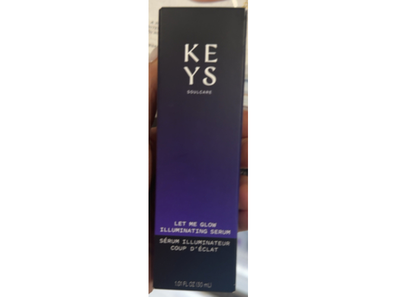 Keys Soulcare Let Me Glow Illuminating Priming Serum, Niacinamide, 1.01 fl oz/30 mL