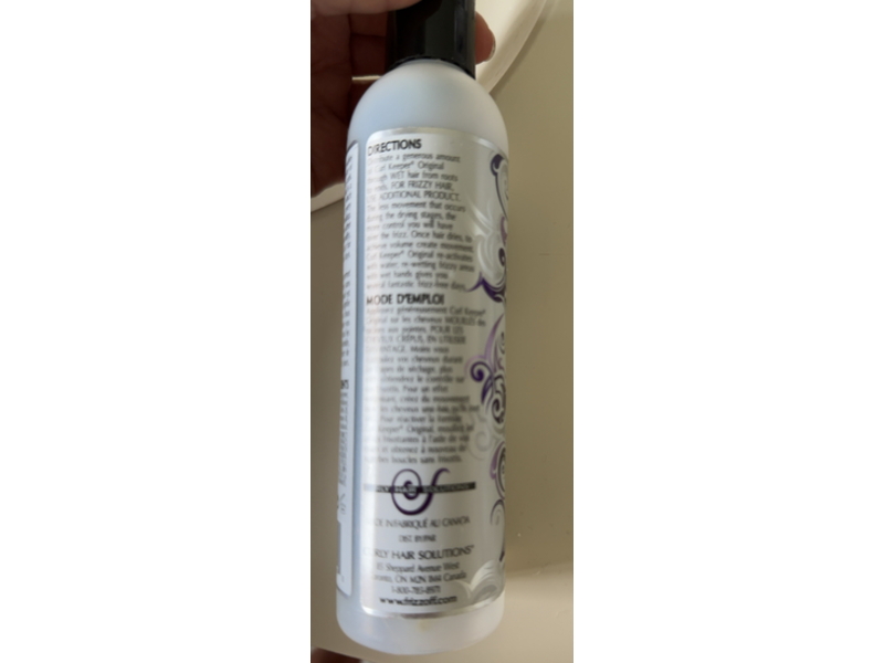 Curl Keeper Total Control For Frizzy Hair, Original, 8 fl oz/240 mL