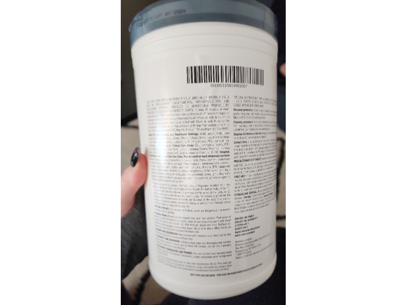 Sani-Cloth AF3 Germicidal Disposable Wipes, Extra Large Wipes AF3, 65 Count