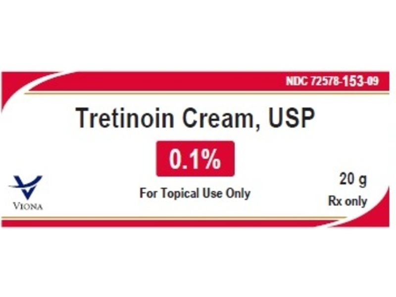 Tretinoin Cream 0.1%, 20 g, Viona Pharmaceuticals (Rx)