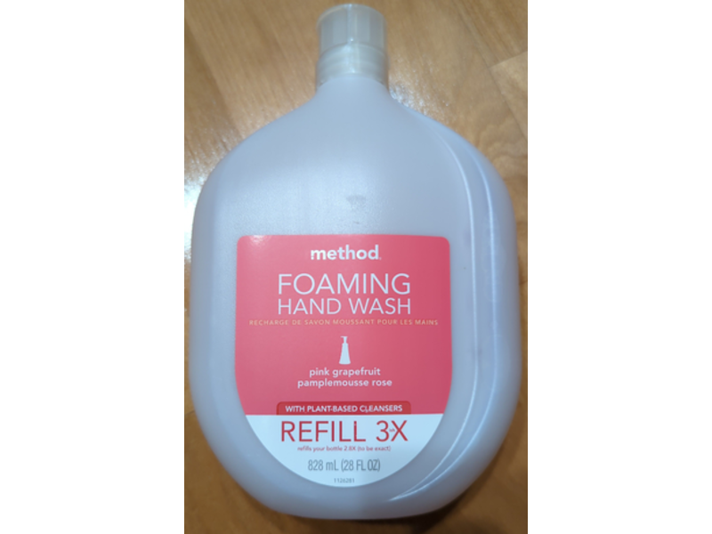 Method Foaming Hand Wash, Pink Grapefruit, 28 fl oz/828 mL