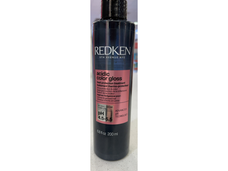 Redken Acidic Color Gloss Heat Protection Leave-In Treatment Spray, 6.8 fl oz/200 mL