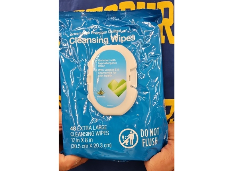 CVS Health Cleasnsing Wipes, Vitamin E & Chamomile, 48 Count