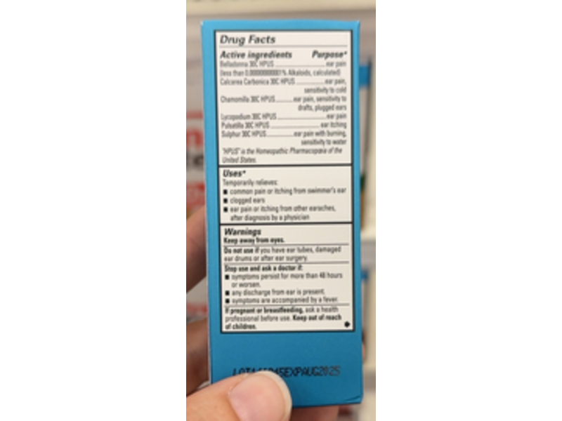 Hyland's Naturals Earache Drops, 0.33 fl oz/10 mL