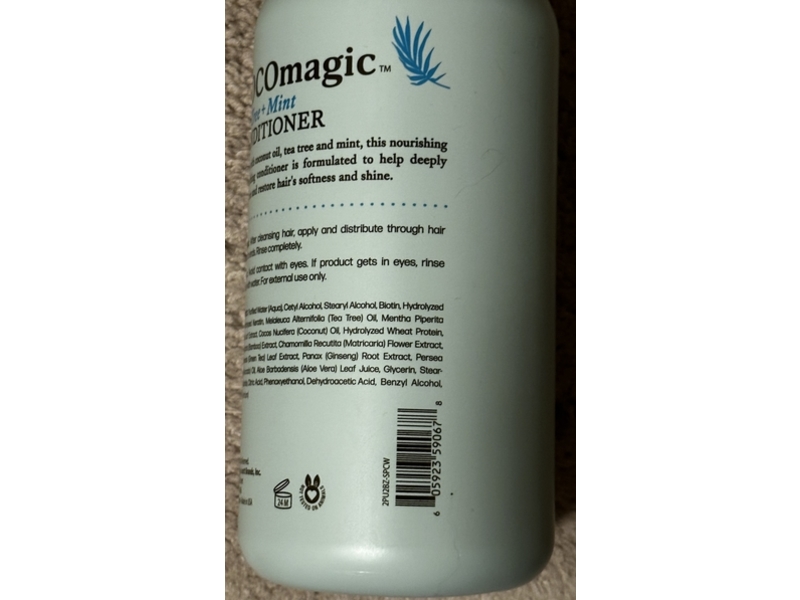 Coco Magic Tea Tree+Mint Conditioner, Coconut Oil, 32 fl oz/946 mL