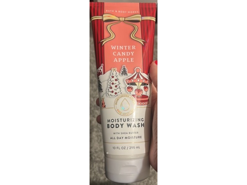 Bath & Body Works Moisturizing Body Wash, Winter Candy Apple, 10 fl oz/ 295 mL