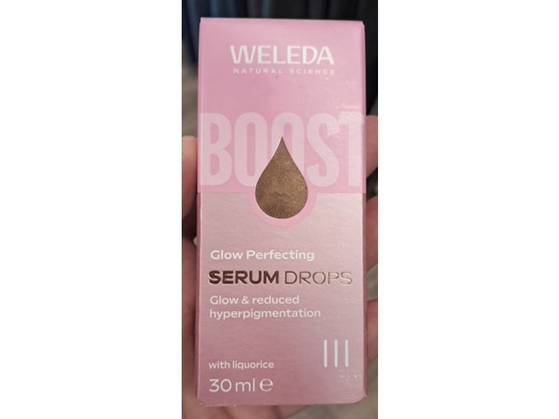 Weleda Boost Glow Perfecting Serum Drops with Liquorice, 30 mL