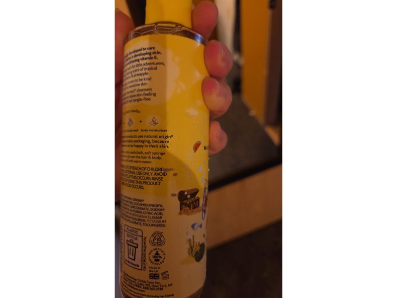 Childs Farm Kids Hair & Body Wash, Watermelon & Pineapple, 8.4 fl oz