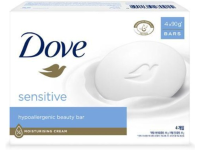 Dove Beauty Bar, 12.69 oz/360 g, 4 Count