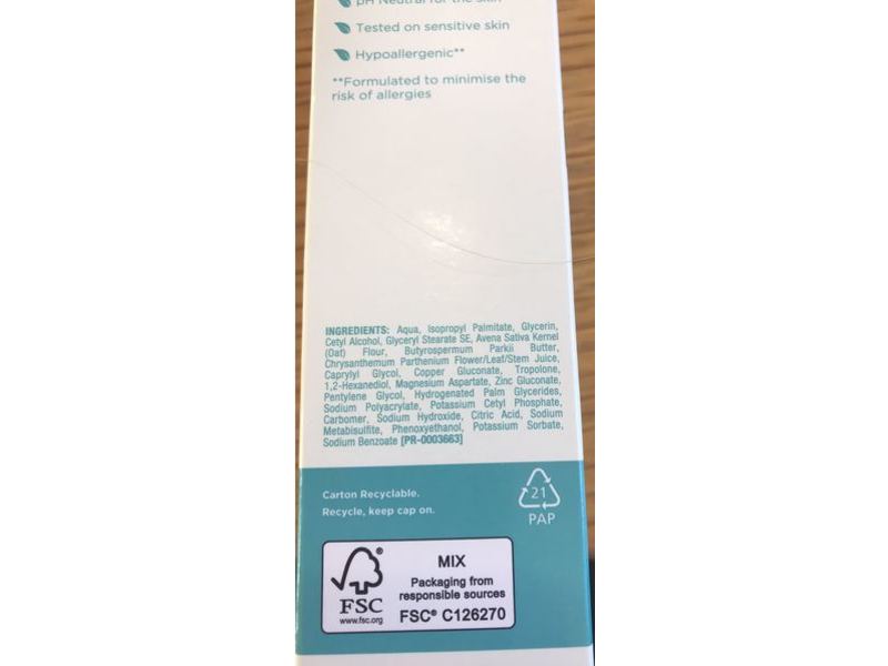 Aveeno Clam+Restore Re-Hydrating Night Cream, Sensitive Skin, Fragrance Free, 50 mL