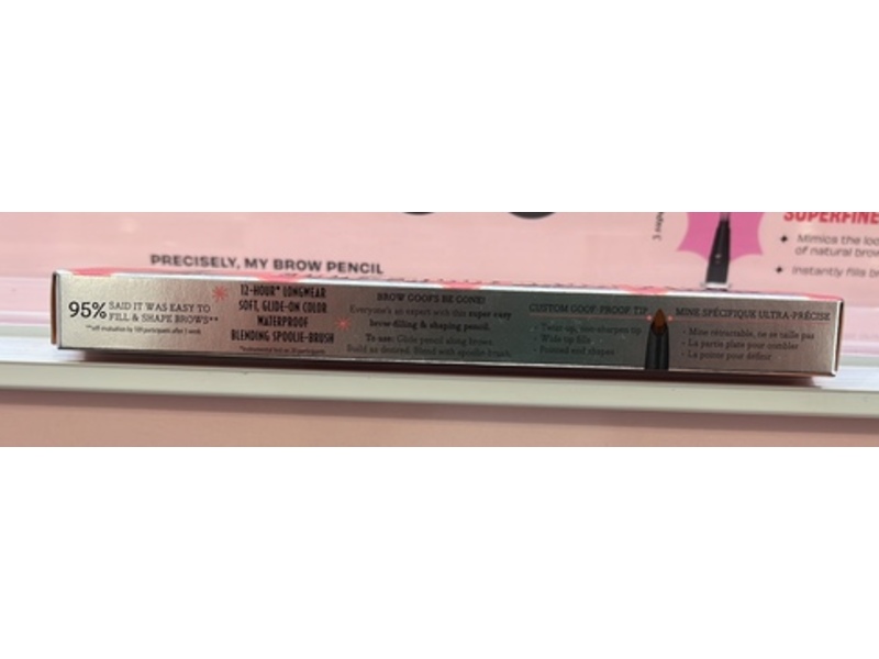 Benefit Goof Proof Brow-Filling & Shaping Brow Pencil, 2.75 Warm Auburn, 0.01 oz/34 g