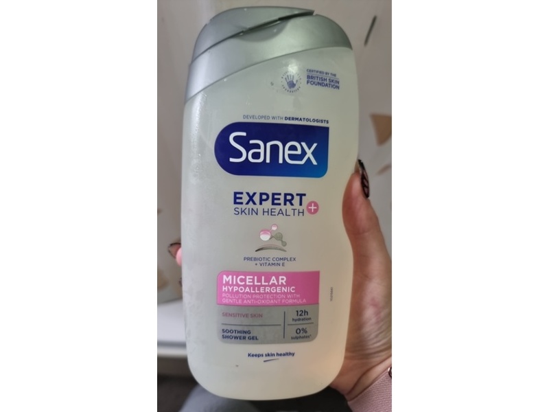 Sanex Expert Micellar Soothing Shower Gel, 450 mL