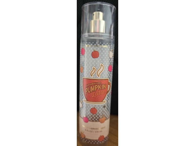 Bath & Body Works Fine Fragrance Mist, Marshmallow Pumpkin Latte, 8 fl oz/ 236 mL, Pack Of 2