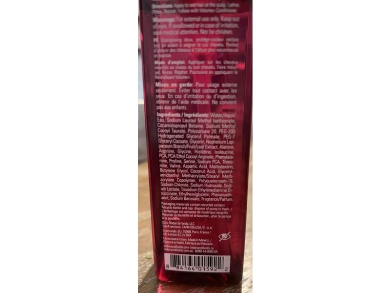 Rodan + Fields Shampoo, Volume, 8 fl oz/236 mL