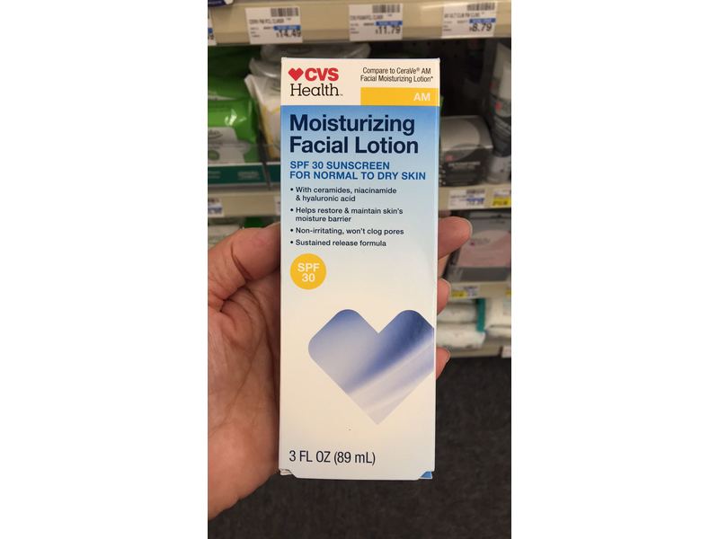 CVS Health Moisturizing Facial Lotion, SPF 30, 3 fl oz