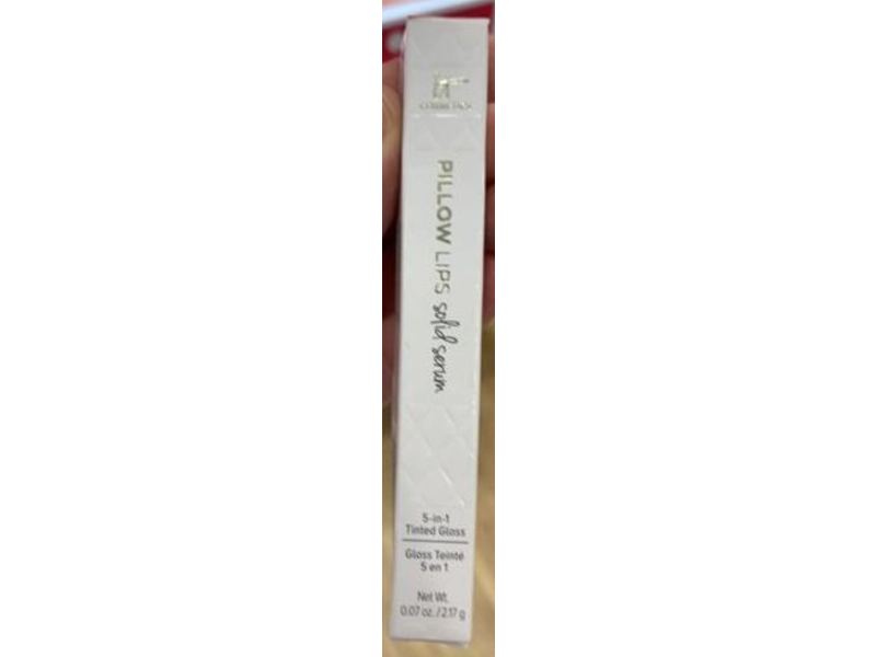 It Cosmetics Pillow Lips Solid Serum 5-In-1 Tinted Gloss, Wistful, 0.07 oz/2.17 g