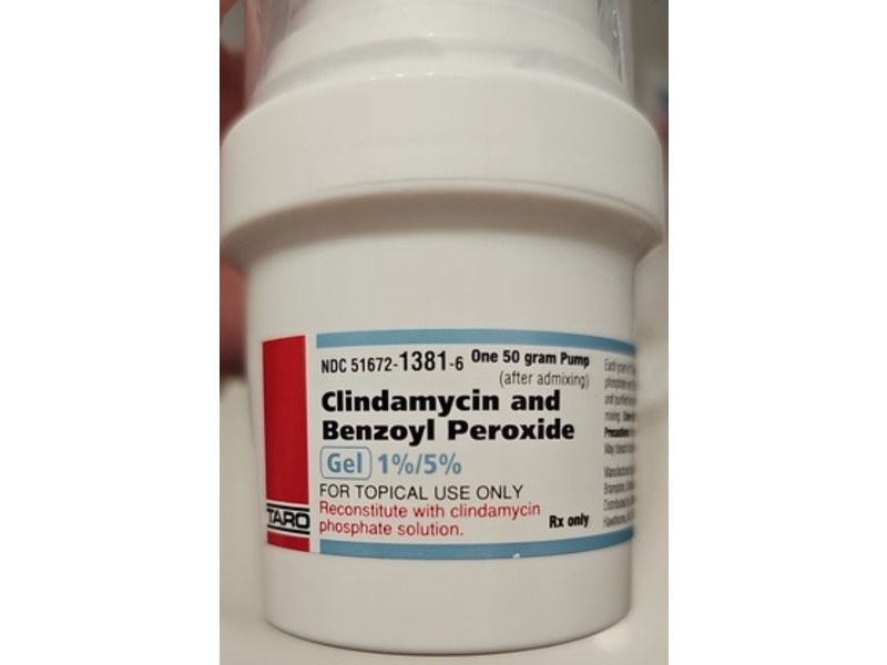 Taro Clindamycin And Benzoyl Peroxide Gel, 1%/5%, 50 g