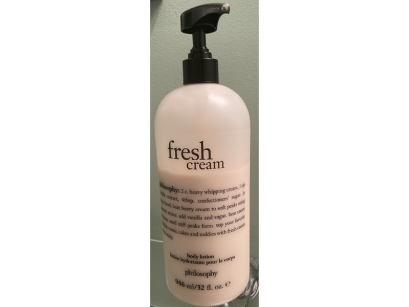 Philosophy Fresh Cream Body Lotion, 32 fl oz/946 mL
