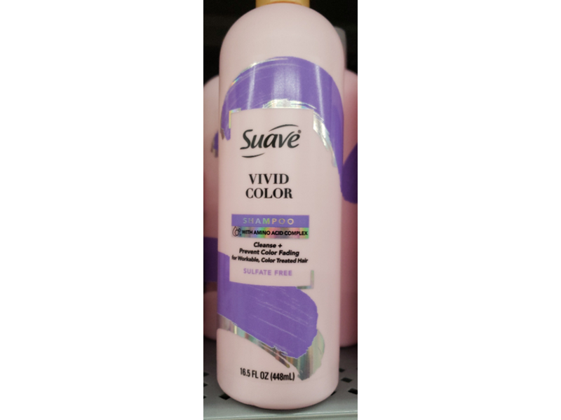 Suave Vivid Color Shampoo, 16.5 fl oz/448 mL