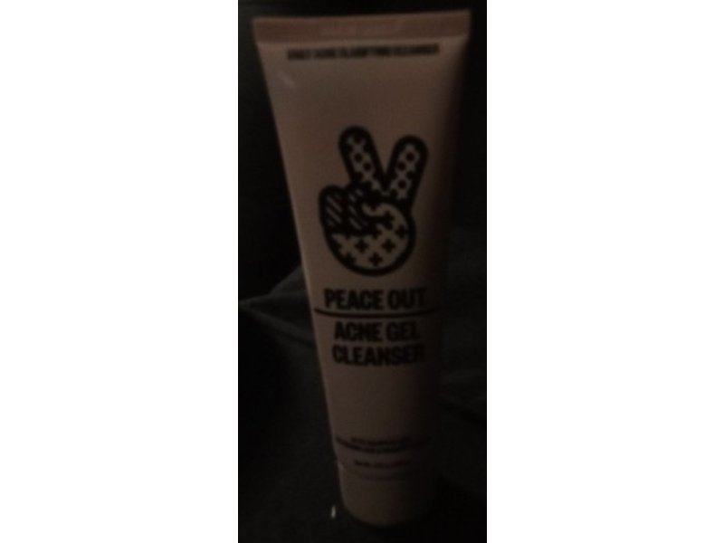 Peach Out Acne Gel Cleanser Face Wash, Salicylic Acid + Maltobionic Acid & Ceramide Complex, 4 fl oz/118 mL