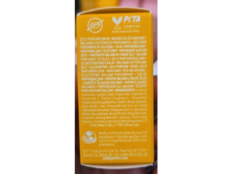 Sol De Janeiro Jelly Perfume Balm, Cheirosa 62, 0.14 oz/4 g