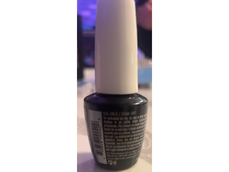 O.P.I Gel Color, Black Onyx, 0.5 fl oz/15 mL