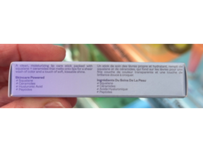 Kosas Wet Stick Moisturizing Shiny Sheer Lipstick, Cool Baby Pink, 0.10 oz/3.1 g