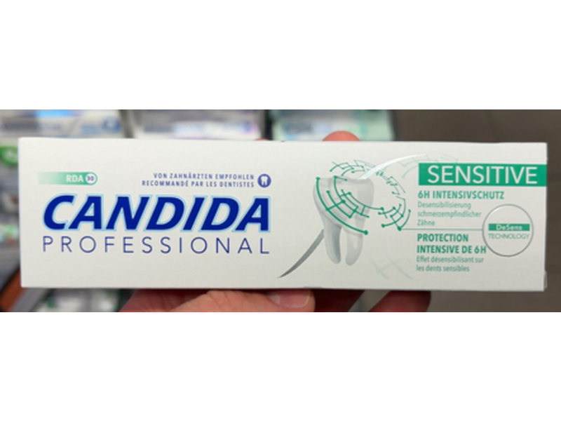 Candida Professional Sensitive Protection Intensive Toothpaste, 75 mL