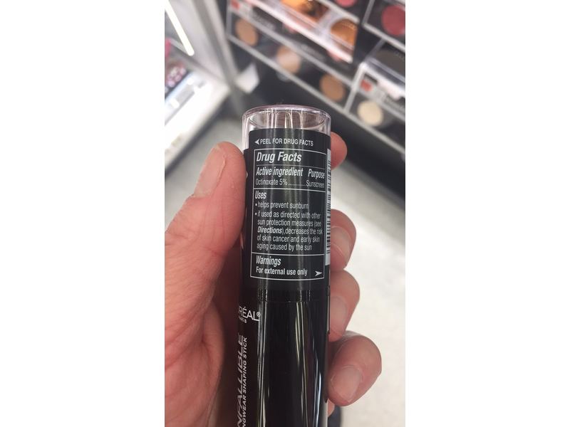 L'Oreal Paris Makeup Infallible Longwear Foundation Shaping Stick, 404 Shell Beige, 0.3 oz.
