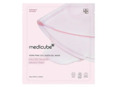 Medicube PDRN Pink Collagen Gel Mask, 0.98 oz/28 g, 4 Count