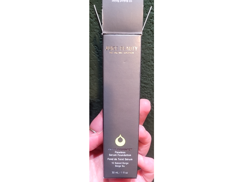 Juice Beauty Phyto-Pigments Flawless Serum Foundation, 10 Naked Beige, 1 fl oz/30 mL